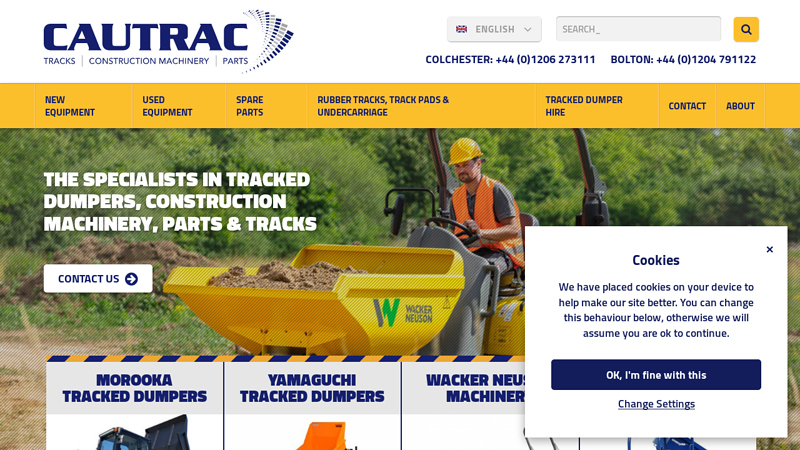 Construction Machinery, Equipment & Parts UK - New & Used