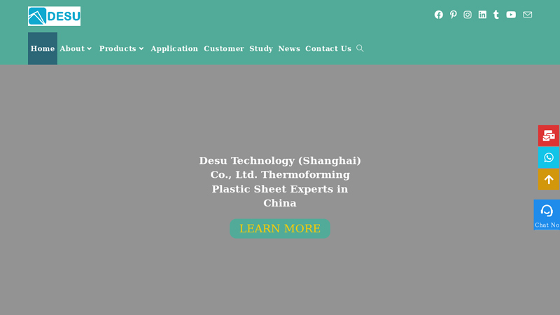 Thermoforming Plastic Sheet - Desu Technology (Shanghai) Co., Ltd.