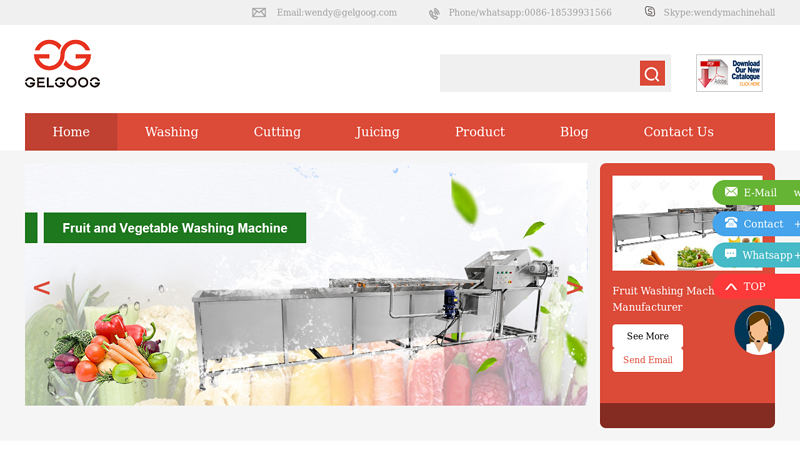 GELGOOG-Cutting|Washing|Juicer|Pitting|Fry Machine-Vegetable And Fruit Machine Unit Of Gelgoog Machinery/