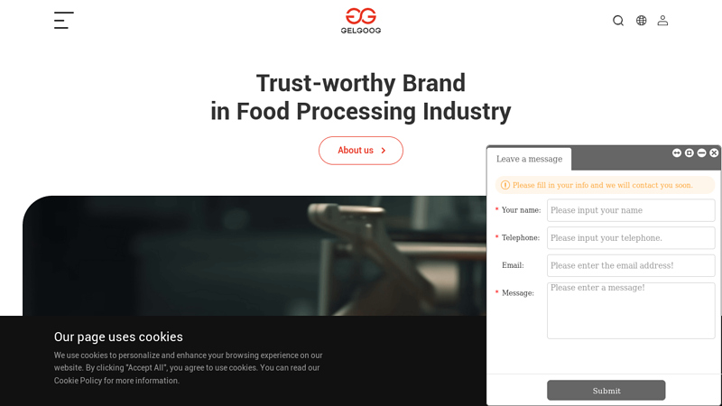 GELGOOG -Trust-worthy Brand in Food Processing Industry