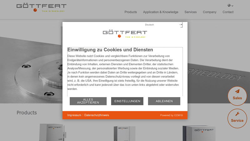 G?TTFERT Werkstoff-Prfmaschinen GmbH: G?TTFERT  This is Rheology