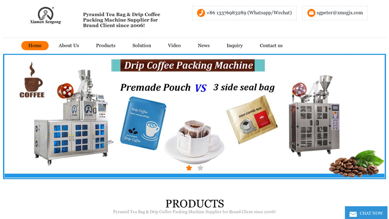 Pyramid Tea Bag | Drip Coffee Packing Machine - Manufacturers & Suppliers