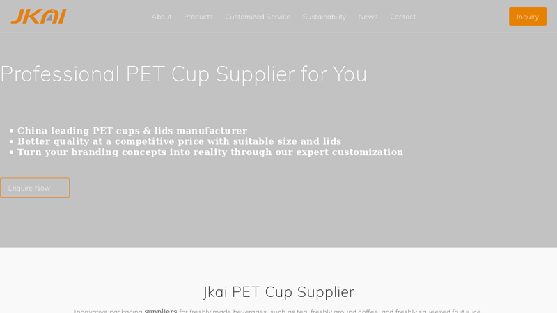 Professional PET Cup ManufacturerJKAI