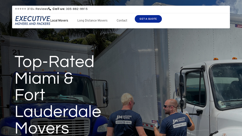 Executive Movers And Packers | Top-Rated Florida Movers  Executive Miami Movers And Packers | Top-Rated Miami Moving Company