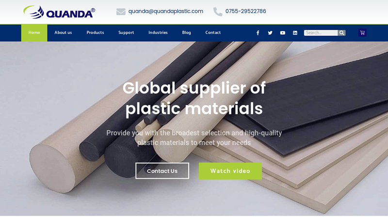 Plastic Materials Supplier | Plastic Sheets & Rods & Tubes | FR4, PEEK, POM, PET, PEI ...