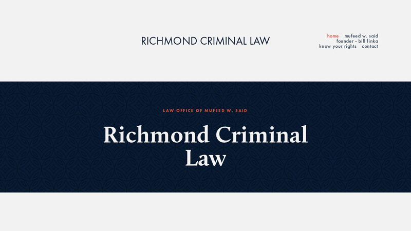 Richmond Criminal Law