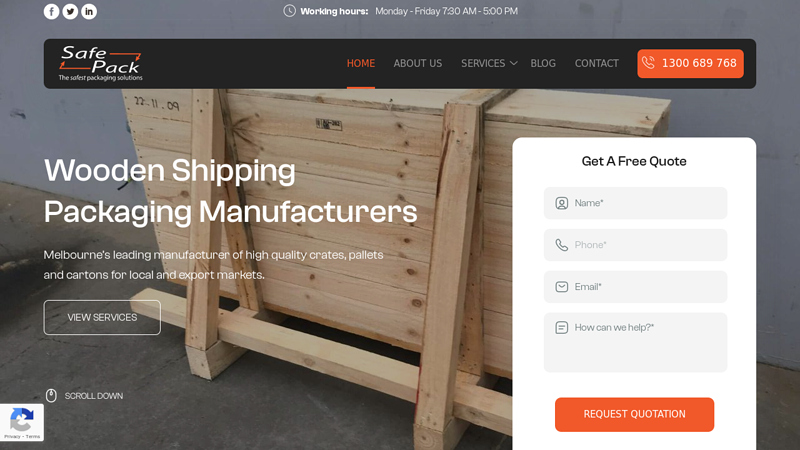 Wooden Shipping Cases & Crates Melbourne | Export Packing Crates