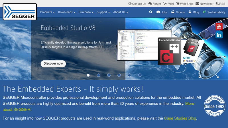 Software Development Tools by SEGGER  The Embedded Experts