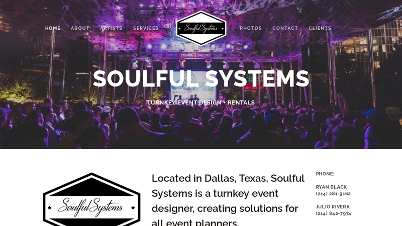 Soulful Systems - Turnkey Event Designers - Dallas, TX