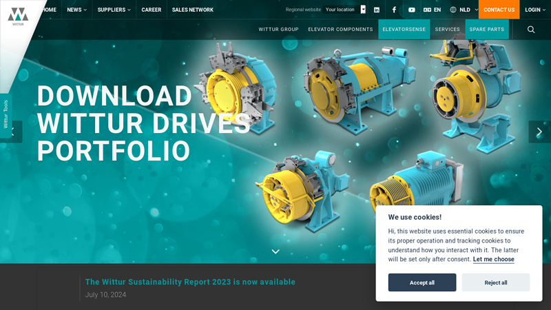 Wittur - Advancing the elevator industry; Wittur - Homepage